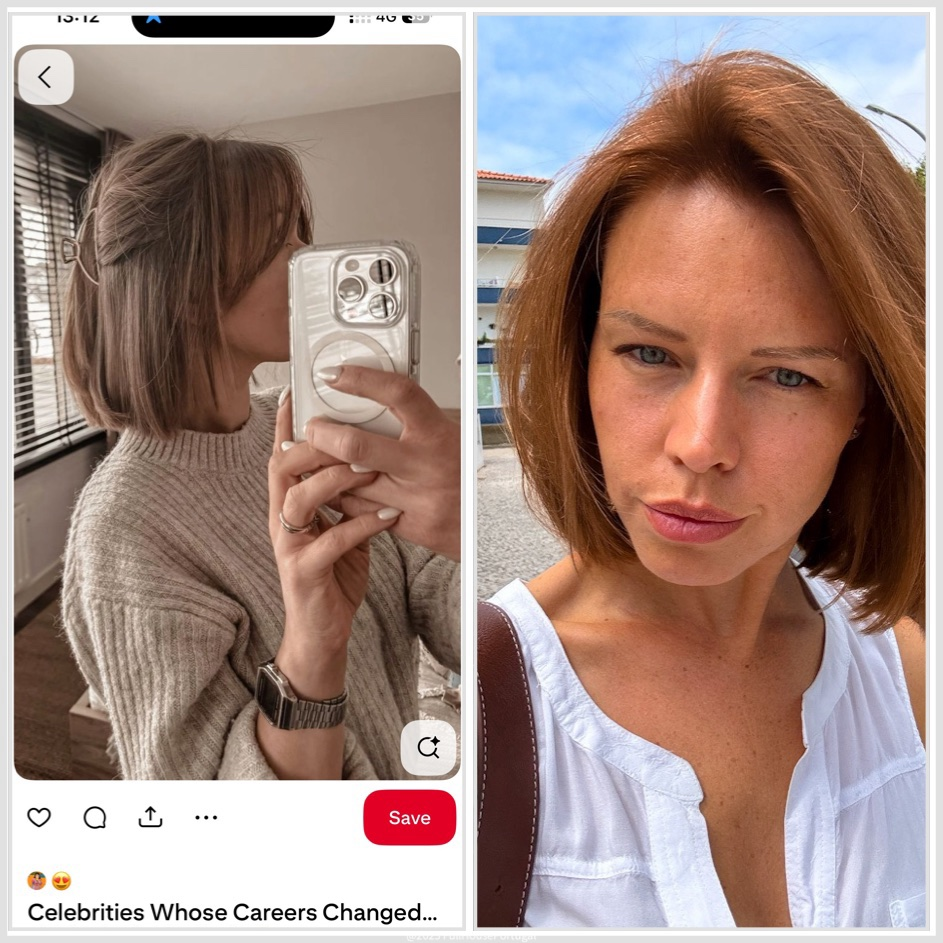 insta photo vs reality. Portugese hairdressers